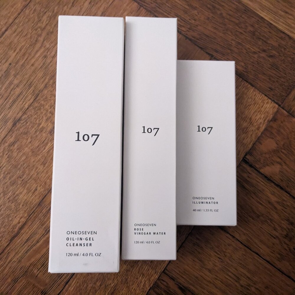ONEOSEVEN (107) PACK: Cleanser + Vinegar Water + Illuminator